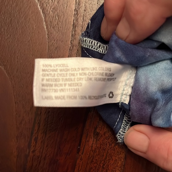 Tie-Dye Denim Shirt Women Size Large - Picture 3 of 7